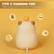 Cute Capybara Rechargeable Kids Alarm Clock Night Light 3