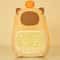 Cute Capybara Rechargeable Kids Alarm Clock Night Light 6