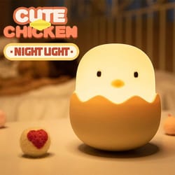 rechargeable duck silicone night light