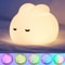 Cute Rabbit Silicone Night Light For Kids 0