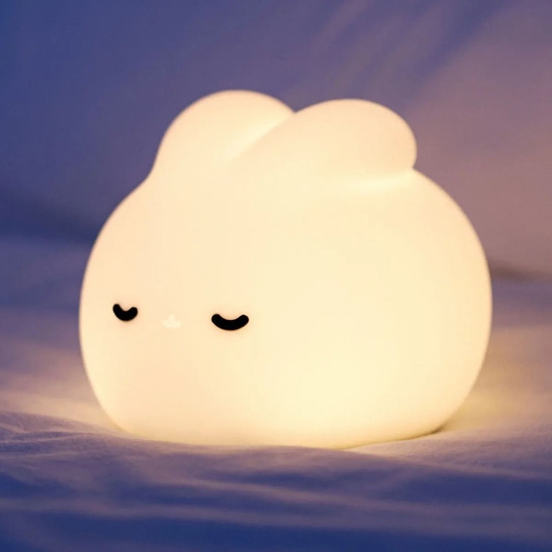 Cute Rabbit Silicone Night Light For Kids 1