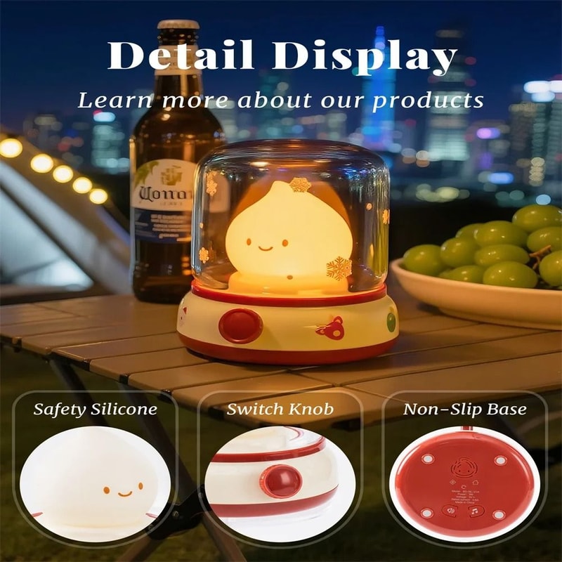 Rechargeable Dimmable LED Night Light 3