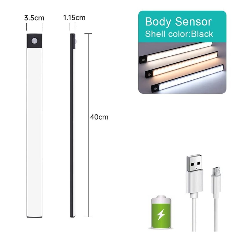 UltraThin Magnetic Wireless LED Smart Night Light 9