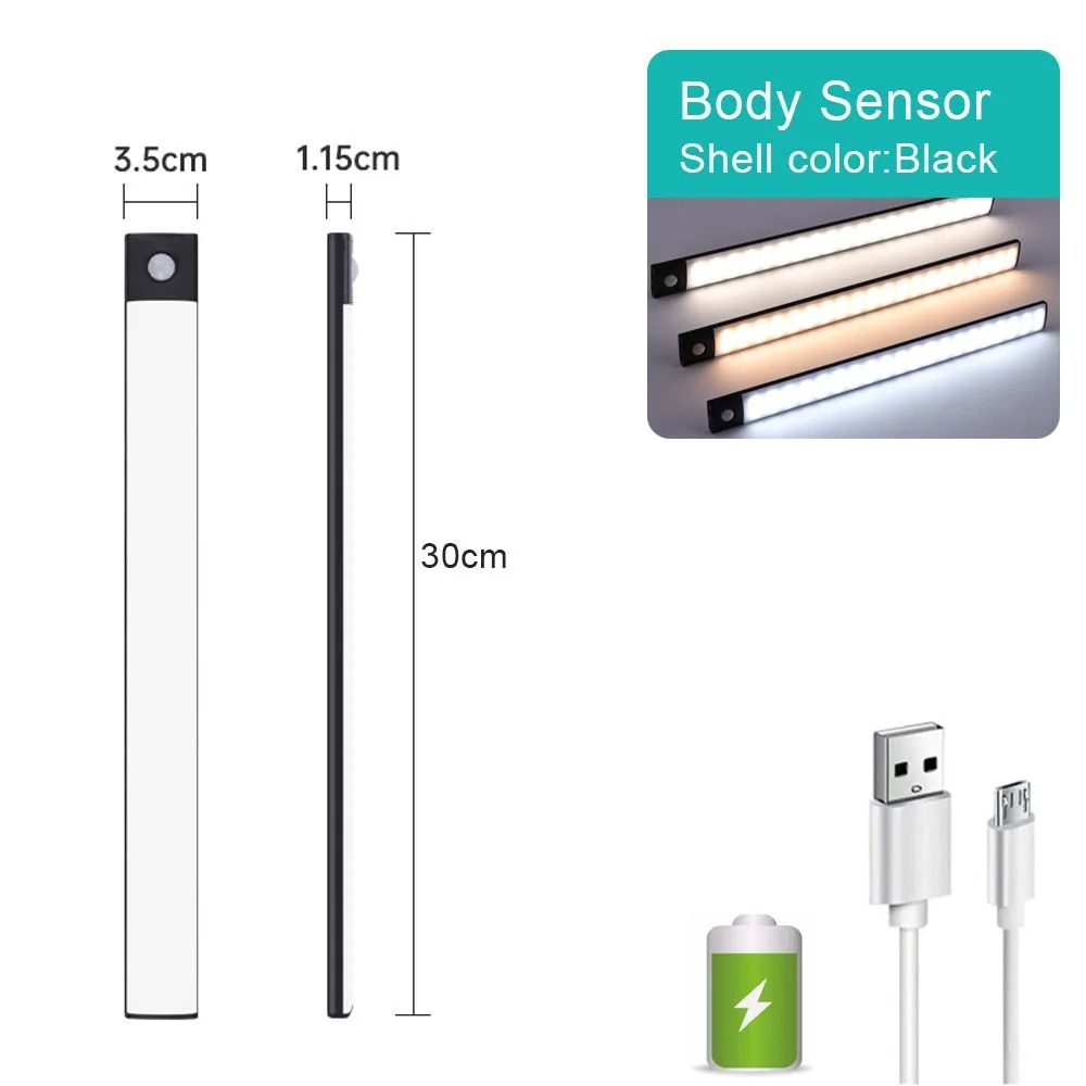 UltraThin Magnetic Wireless LED Smart Night Light 12