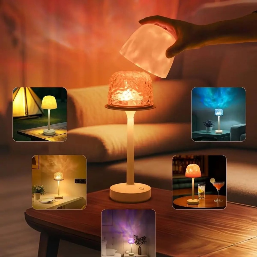 Creative Ocean Wave Cordless Projector Light 1