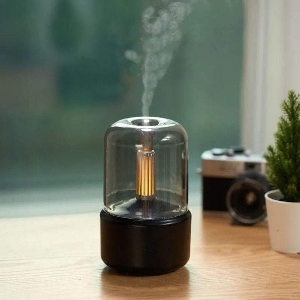 Candle Lamp Aroma Diffuser Air Humidifier 3