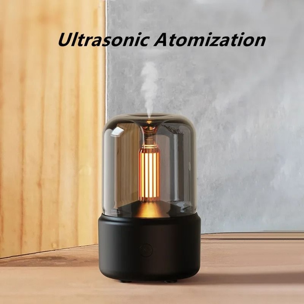 Candle Lamp Aroma Diffuser Air Humidifier 4