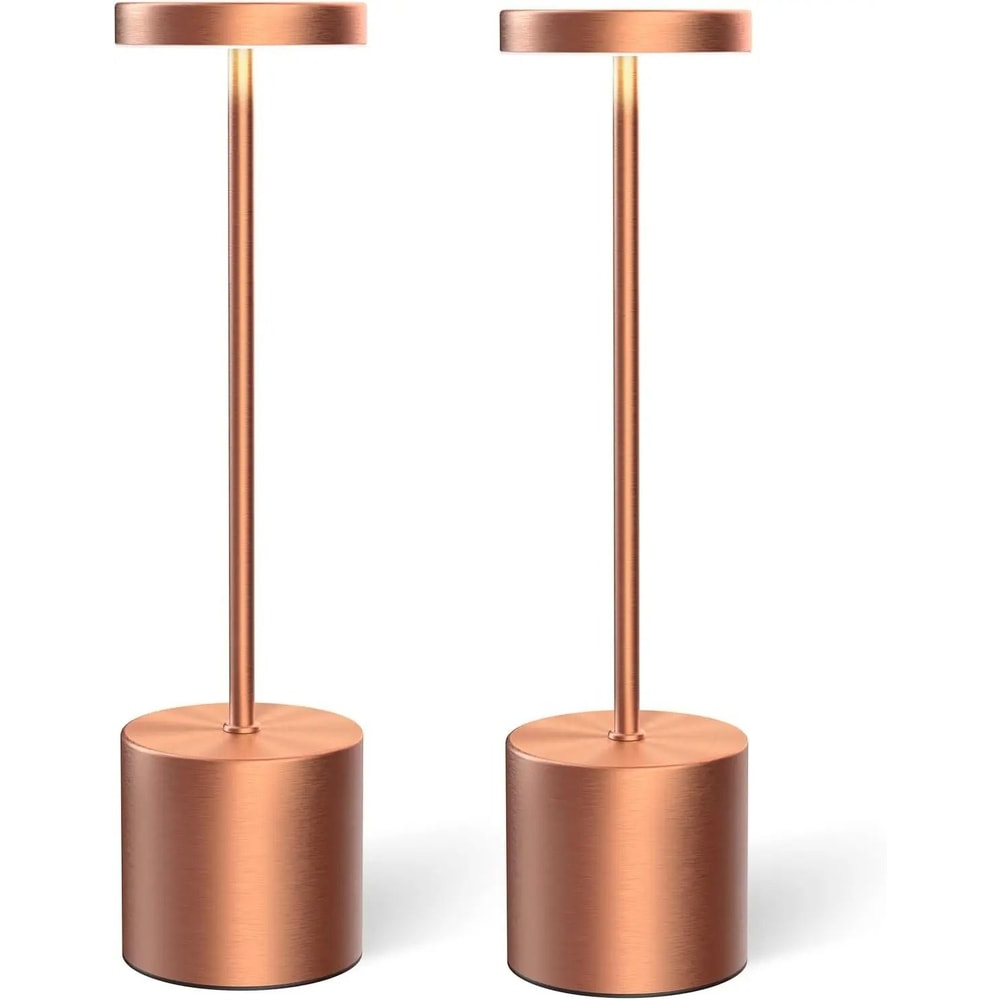 Rechargeable Simple Touch Sensor LED Table Lamp 2Piece Set 7