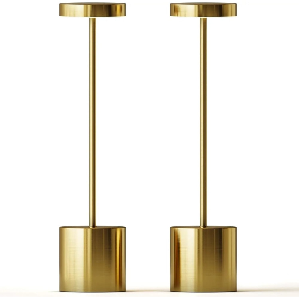 Rechargeable Simple Touch Sensor LED Table Lamp 2Piece Set 8