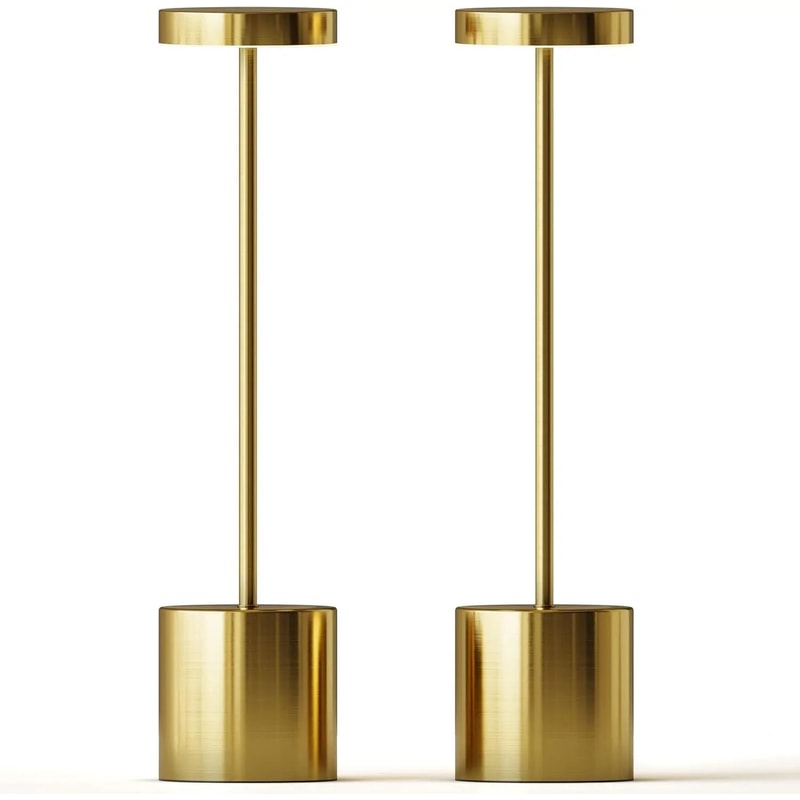 Rechargeable Simple Touch Sensor LED Table Lamp 2Piece Set 8