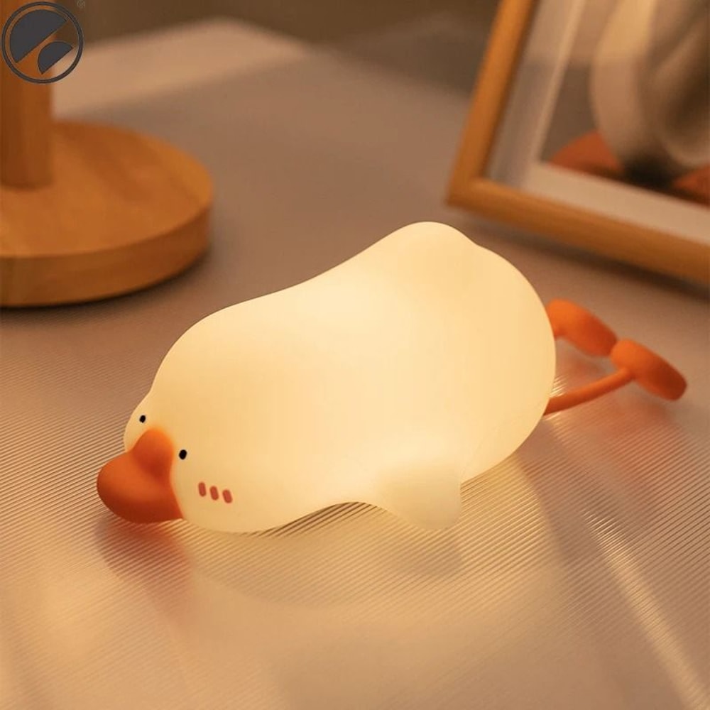 BANDIAN Rechargeable LED Cute Duck Night Light 0