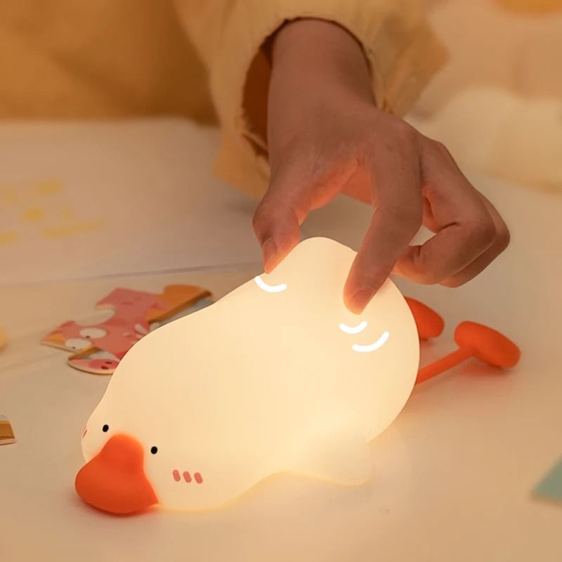 BANDIAN Rechargeable LED Cute Duck Night Light 5