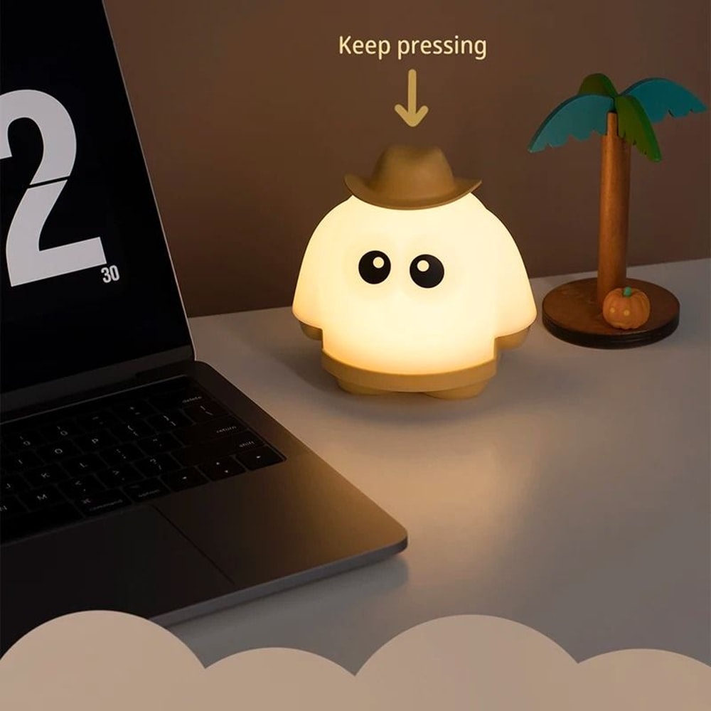 Rechargeable Cute Kerosene Desk Lamp 1