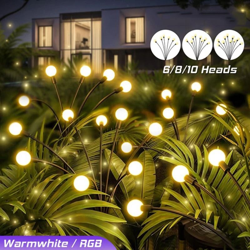 SolarPowered Garden Firefly Lights 1