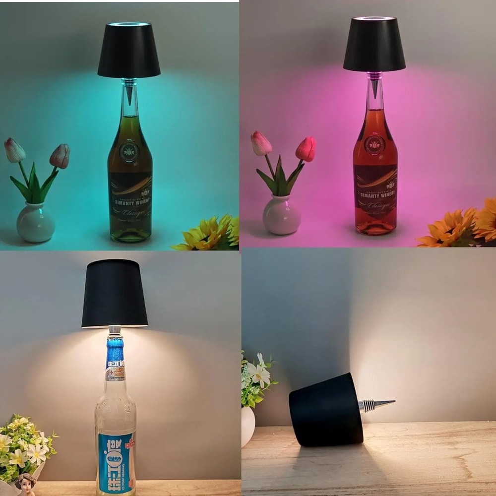 BANDIAN Portable Wine Bottle Lamp Head 2