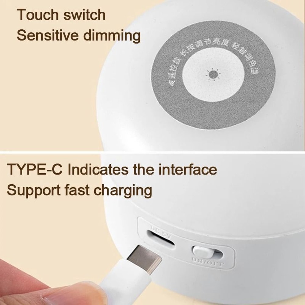 Rechargeable Dimmable Touch LED Table Lamp 5