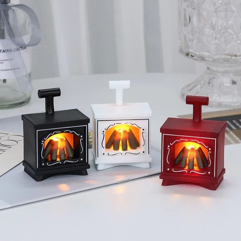 LED Mini Fireplace Night Light 1