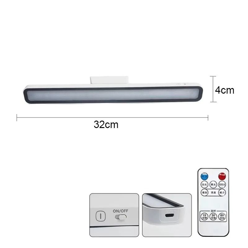 Hanging Magnetic Stepless Dimming Rechargeable Table Lamp 6
