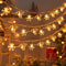LED Snowflake BatteryOperated Fairy String Lights 8