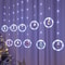LED Round Curtain String Lights With Remote Control 4