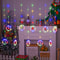 LED Round Curtain String Lights With Remote Control 7