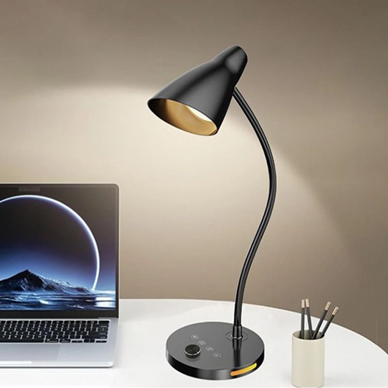 LED Desk Lamp PlugIn Knob Switch Desktop Reading Lamp 1