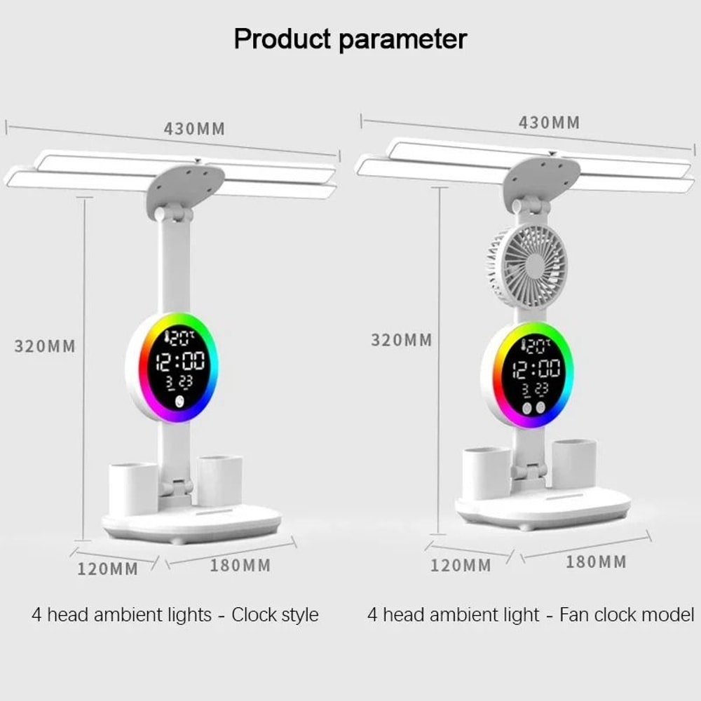 Rechargeable Multifunction Study Desk Lamp 5