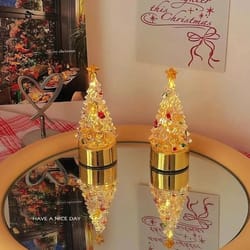 led mini christmas tree night lamp