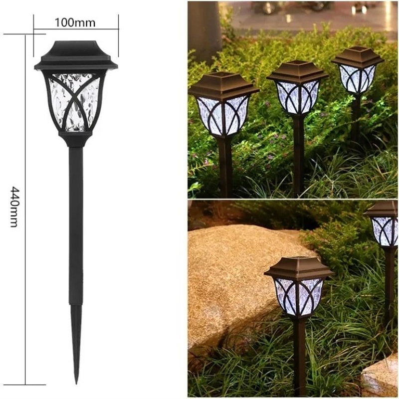 NordicStyle LED Solar Lawn Pathway Lights 6
