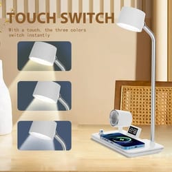 multifunction bluetooth wireless charging table lamp