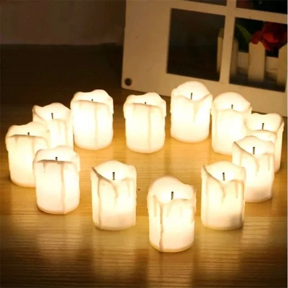 Realistic Flameless LED Candle Night Light 2
