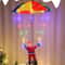 Parachute Santa Claus Hanging LED Decoration 2
