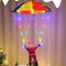 Parachute Santa Claus Hanging LED Decoration 2