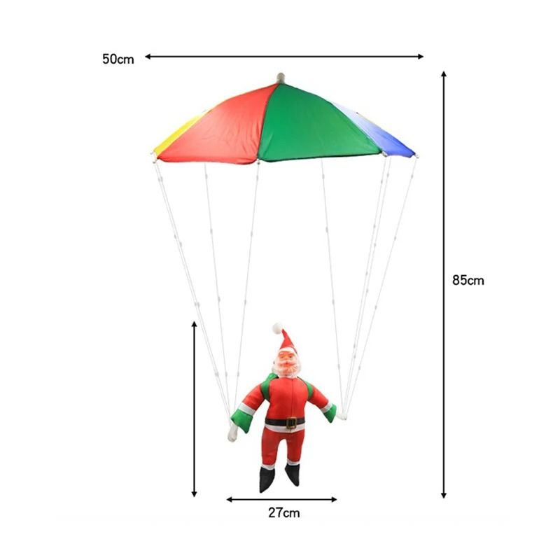 Parachute Santa Claus Hanging LED Decoration 5