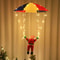Parachute Santa Claus Hanging LED Decoration 7