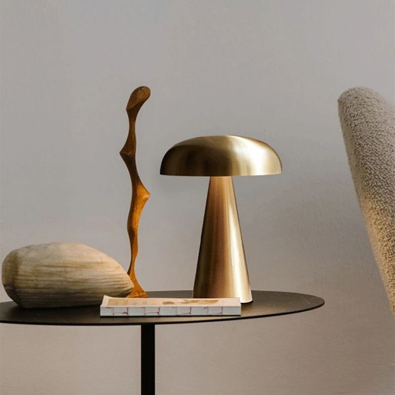 Rechargeable Metal Mushroom Mood Lamp 1