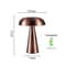 Rechargeable Metal Mushroom Mood Lamp 8