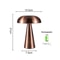 Rechargeable Metal Mushroom Mood Lamp 8