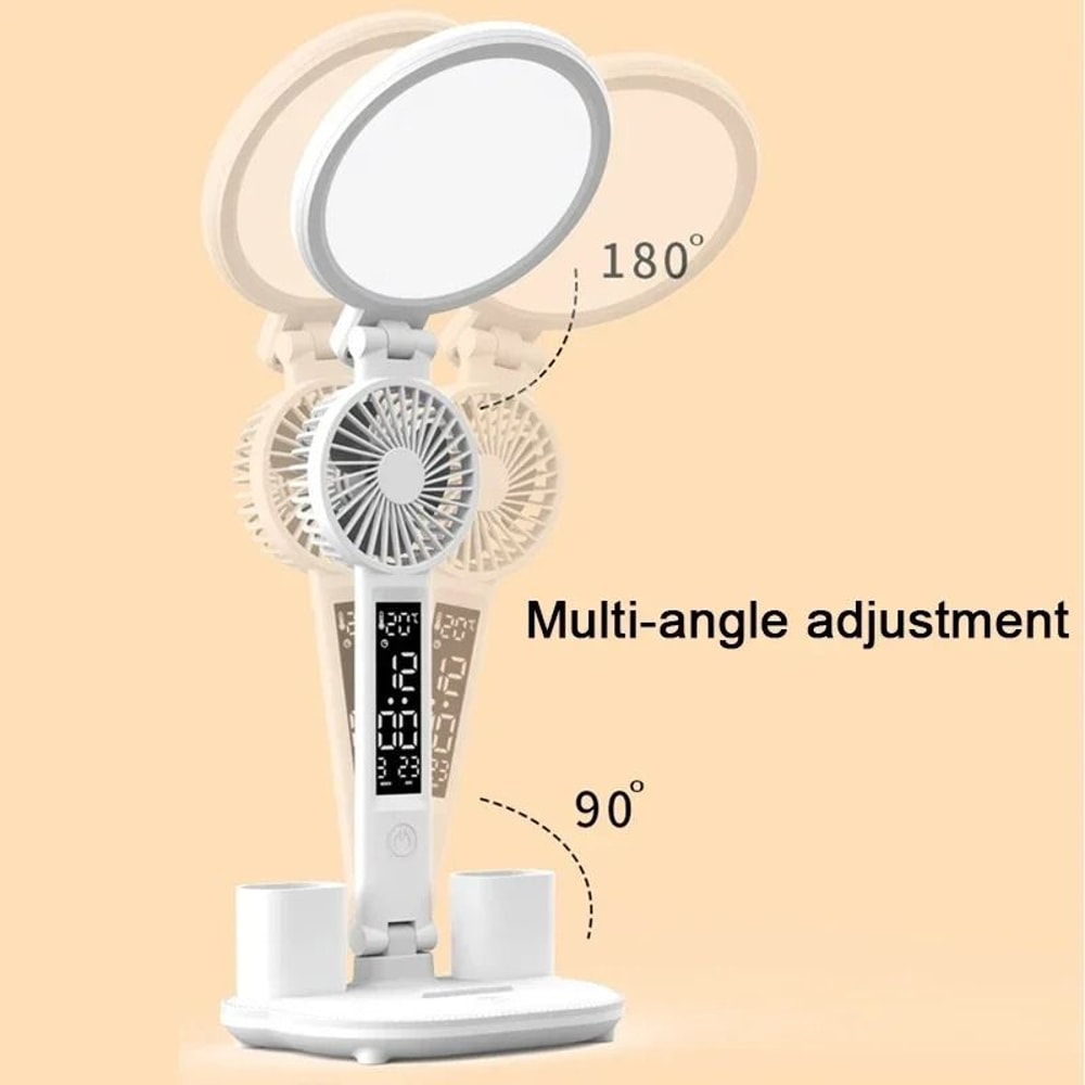 Rechargeable Multifunction Study Desk Lamp With Fan 4