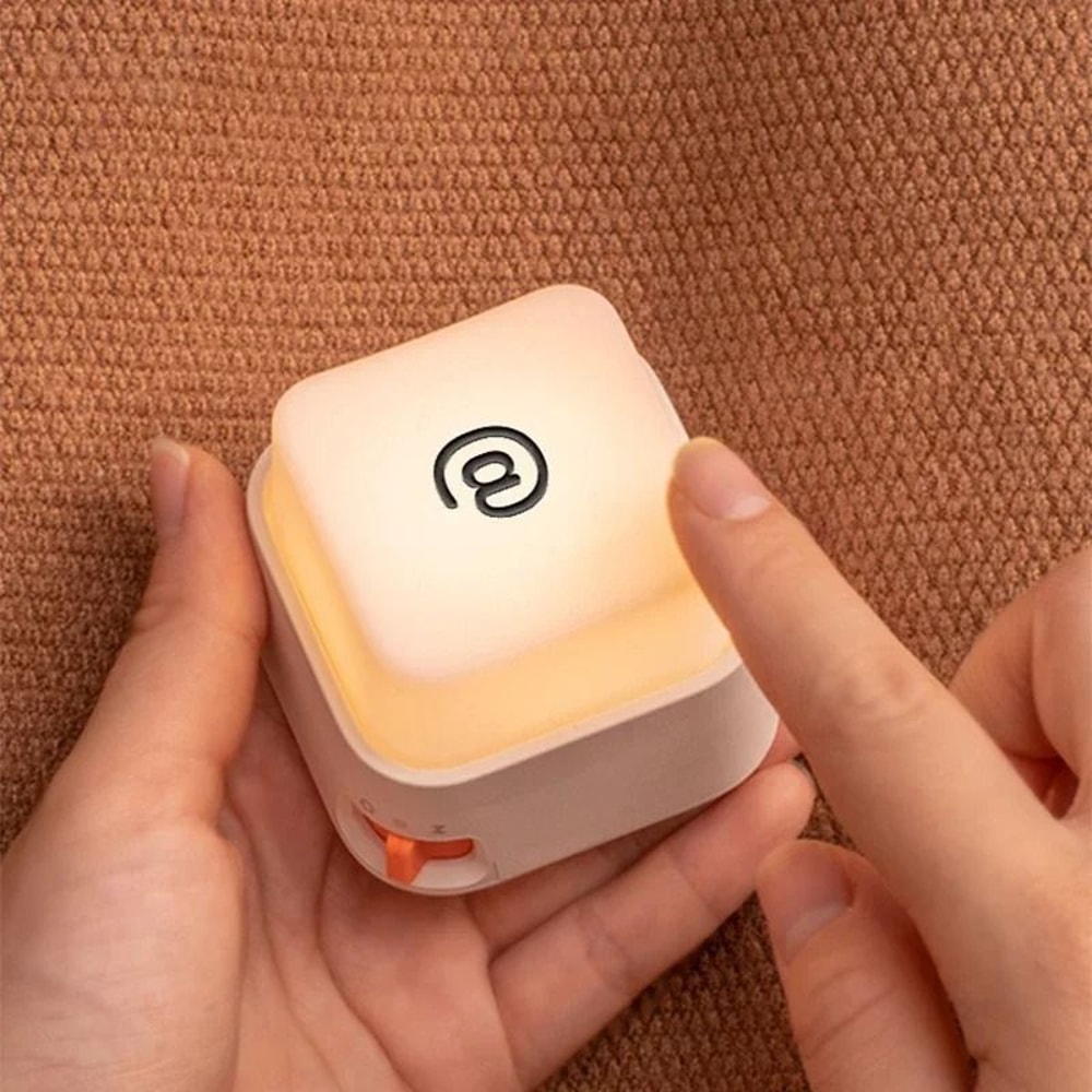 Rechargeable LED Bedside Square Night Light 2