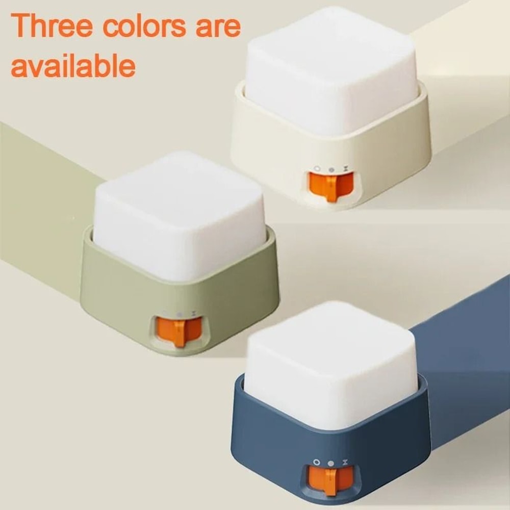 Rechargeable LED Bedside Square Night Light 5