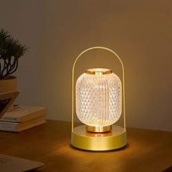 rechargeable retro acrylic table lamp