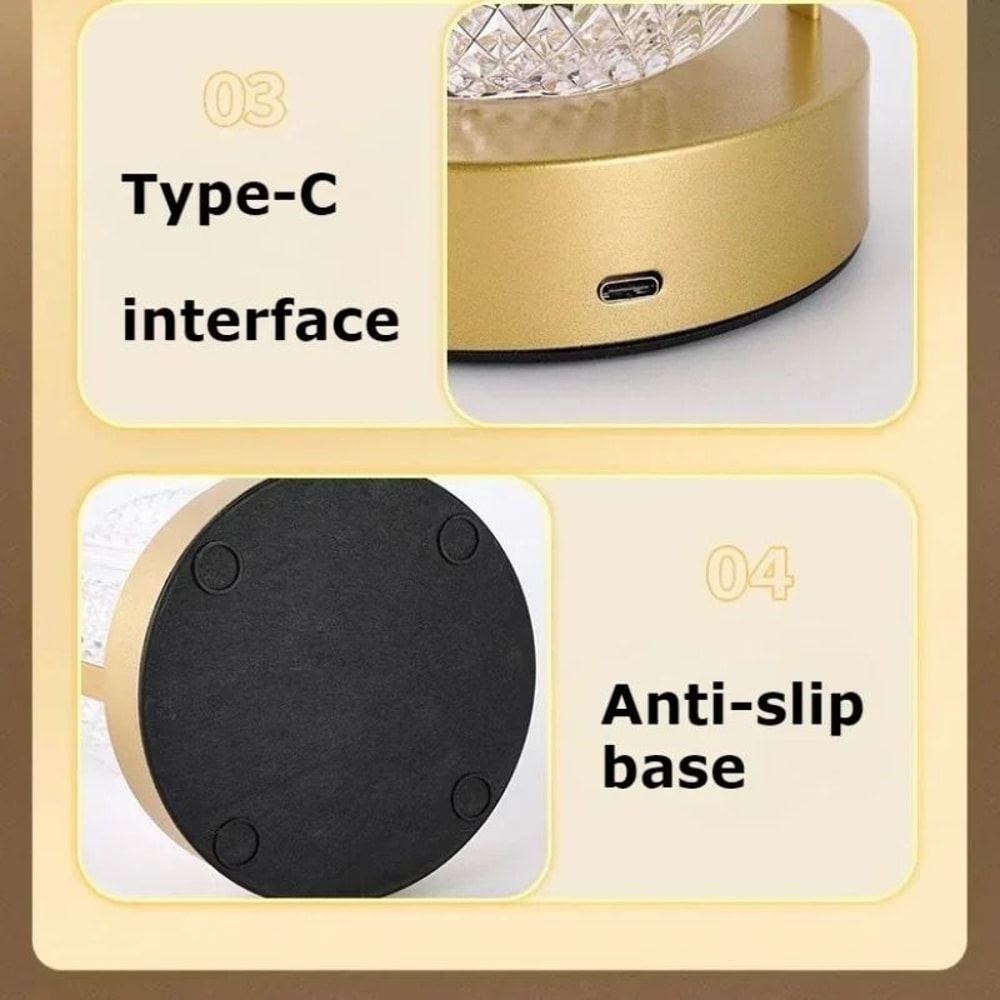 Rechargeable Retro Acrylic Table Lamp 5