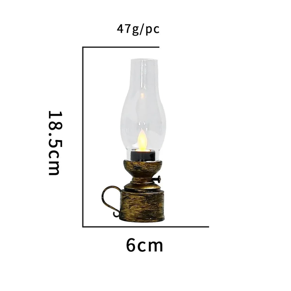 Vintage Retro Design LED Hanging Oil Lamp 5