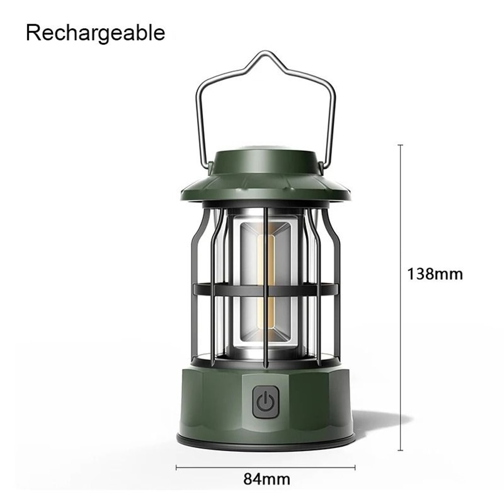 Portable Retro LED Camping Lantern 11