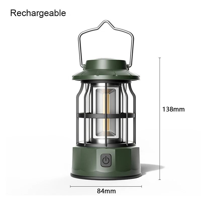 Portable Retro LED Camping Lantern 11