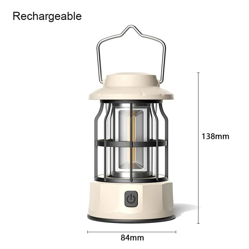 Portable Retro LED Camping Lantern 6