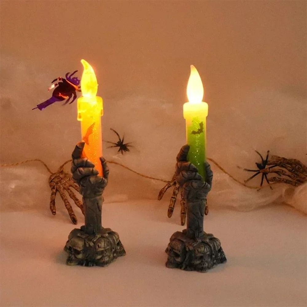 Halloween LED Decorative Ghost Candle Light 2