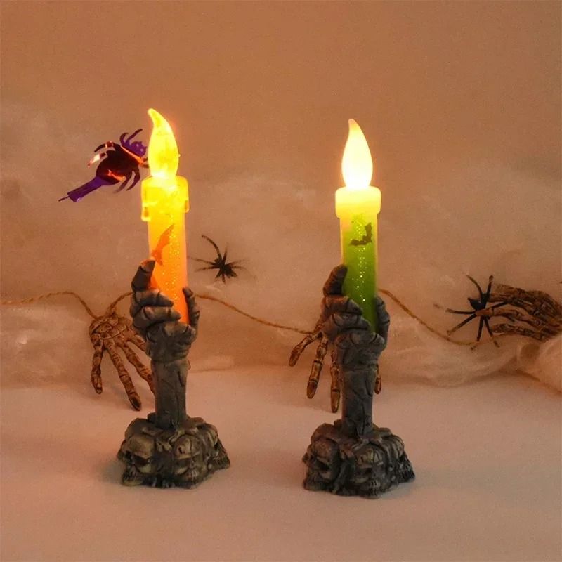 Halloween LED Decorative Ghost Candle Light 2