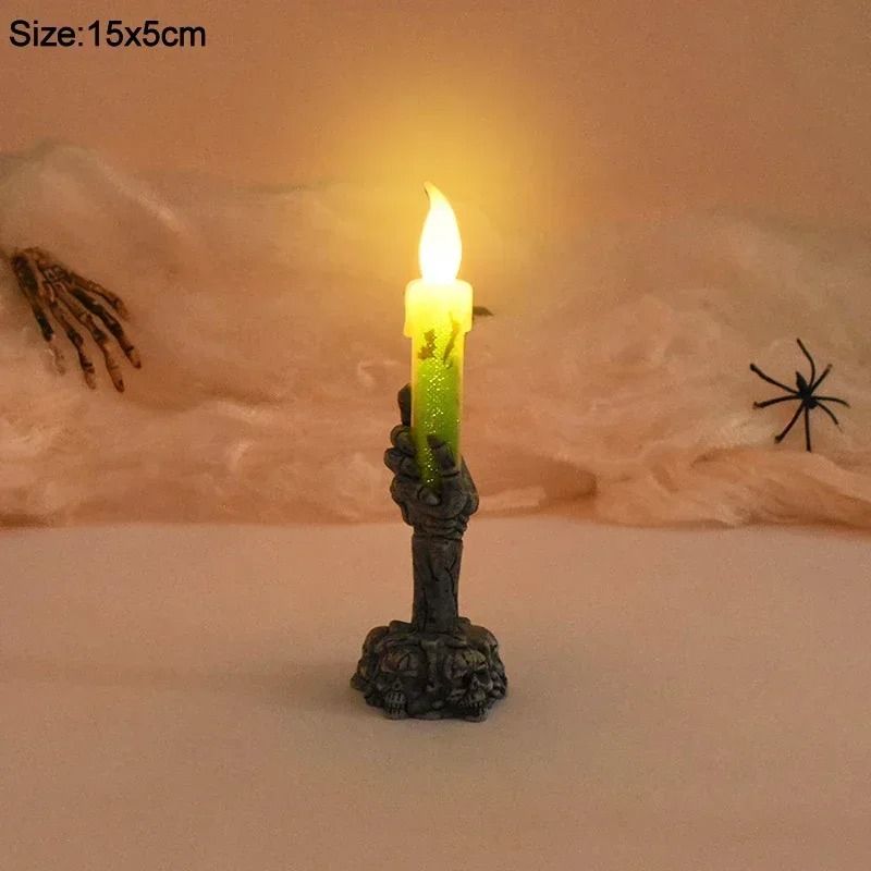 Halloween LED Decorative Ghost Candle Light 4
